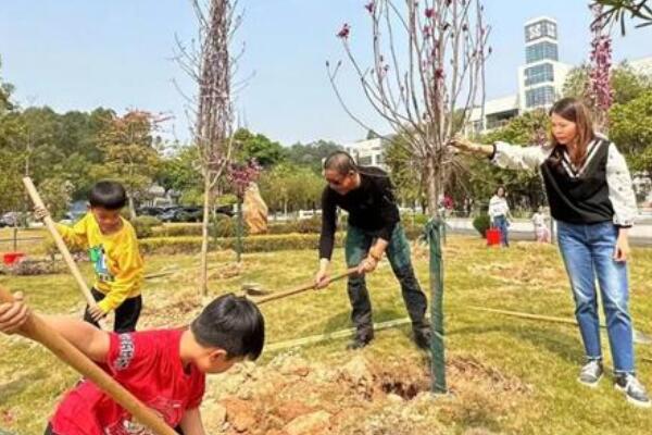 植樹(shù)活動(dòng)現(xiàn)場(chǎng)